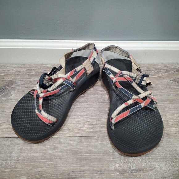 Chaco Women's Z Cloud X Adjustable Strap Sandals Askew Angora Womens Size 8W - Picture 1 of 14